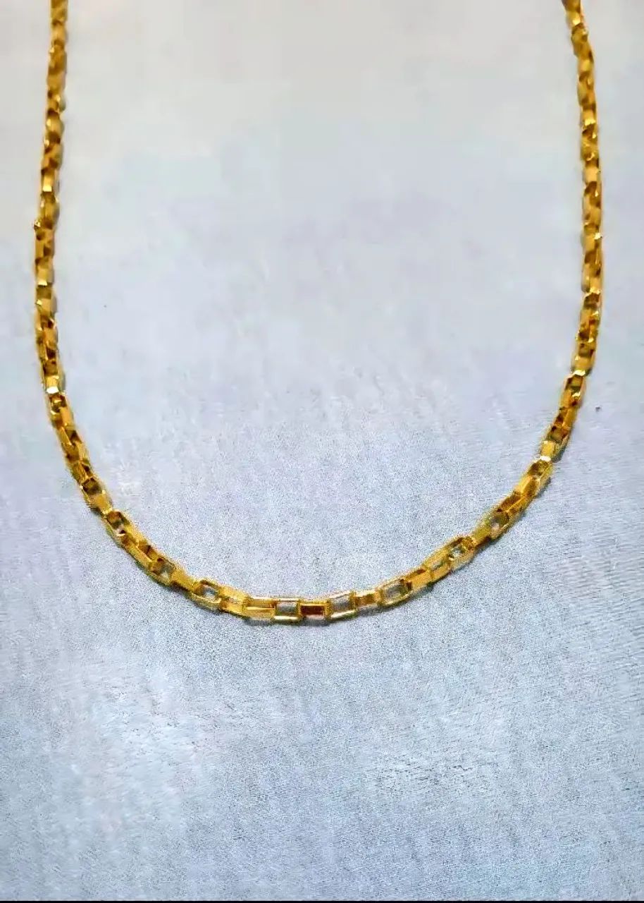 Corrente + Pingente semijoia Ouro 18K - Foto 4