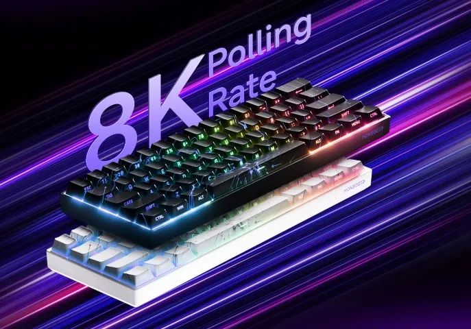 Teclado Akko MonsGeek Fun60 Pro 8k polling rate Novo - Foto 3