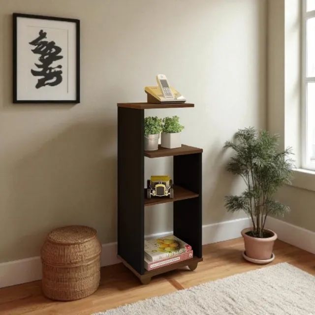 Mesa de Apoio Bis Imbuia/Preto