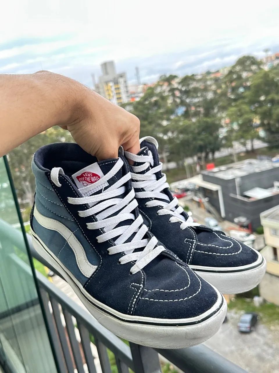 Tênis Vans Sk8 Hi Navy Comfycushi