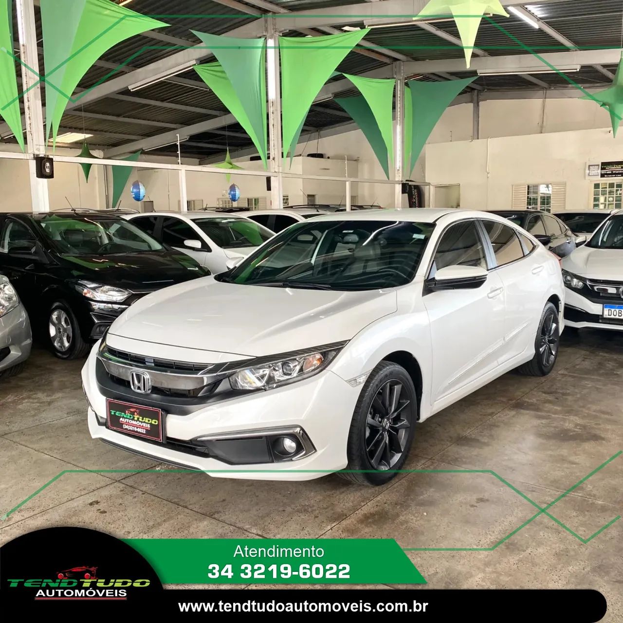 HONDA CIVIC 2.0 16V FLEXONE EX 4P CVT BRANCO 2021