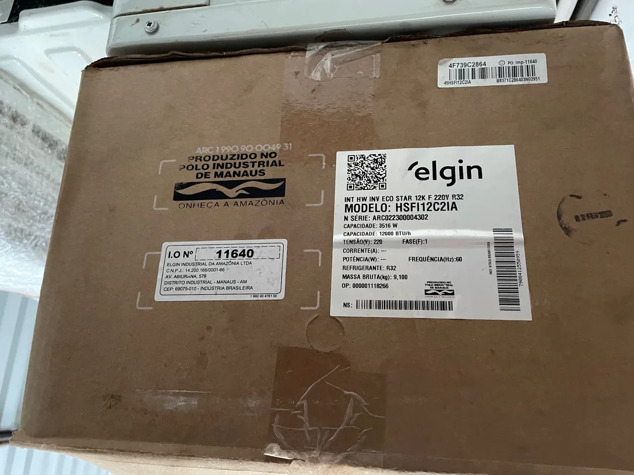 Ar condicionado Elgin HW Inverter Eco Star 12000BTU 220v