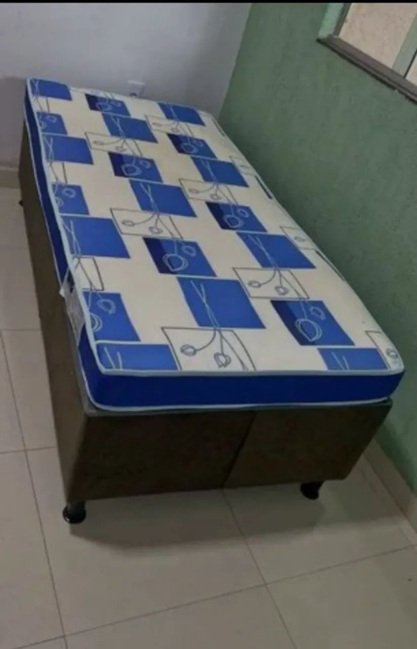 Cama de Solteiro com Colchão