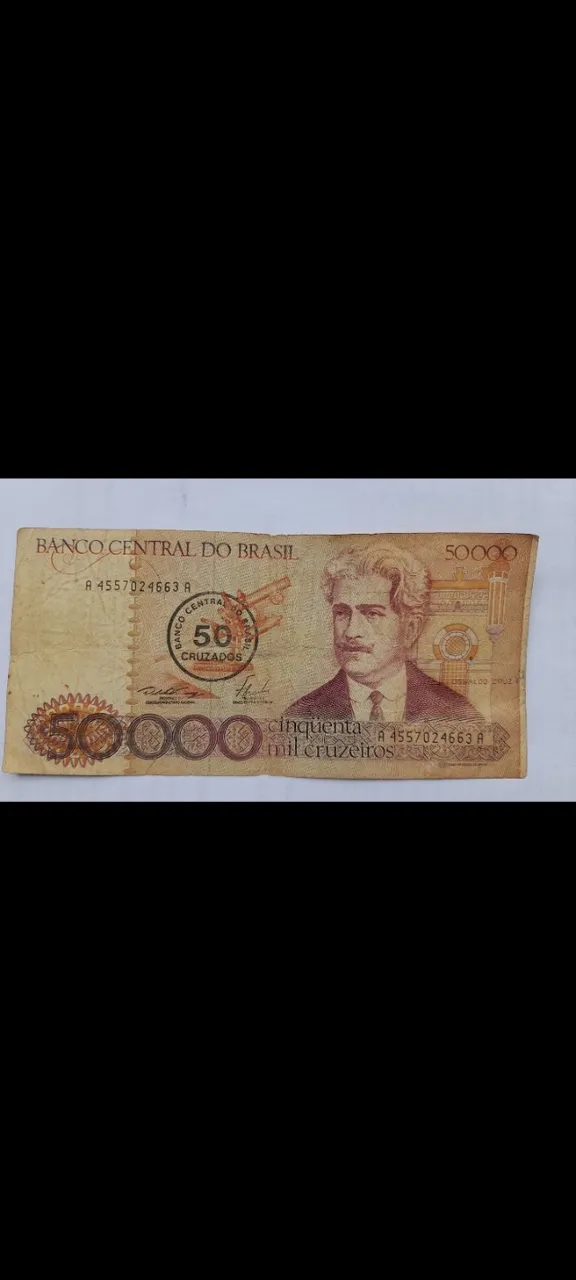 VENDO NOTA ANTIGA COLECIONADOR
