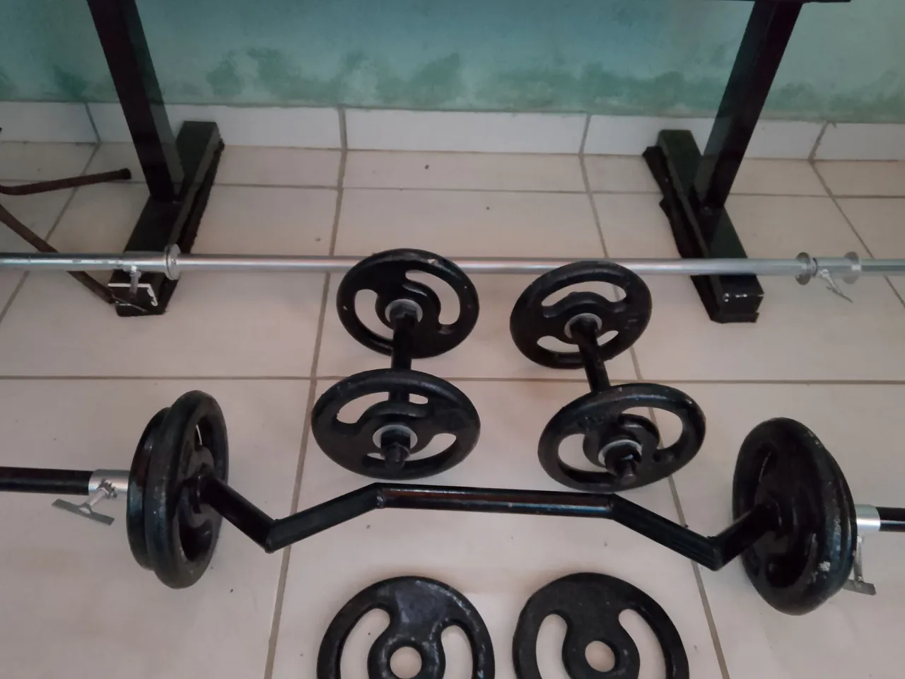 Kit de Academia para Treino Completo