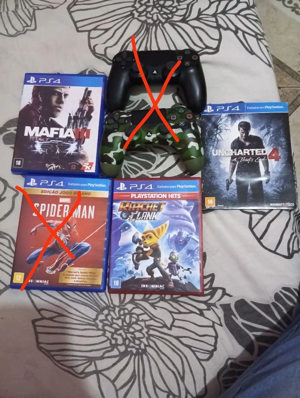 Jogos PS4 - Mafia, Uncharted, Ratchet & Clank, 