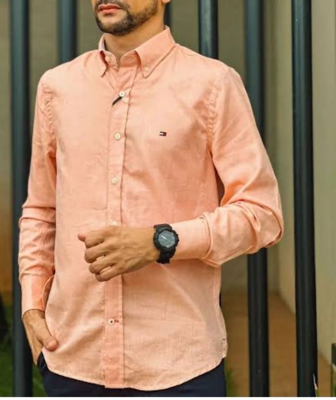 Tommy Hilfiger camisa algodão XL - Foto 5