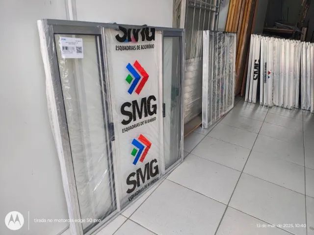 Promoção Janela alumínio 1.00x1.00 sem grade 4 vidros R$ 210,00  - Foto 2