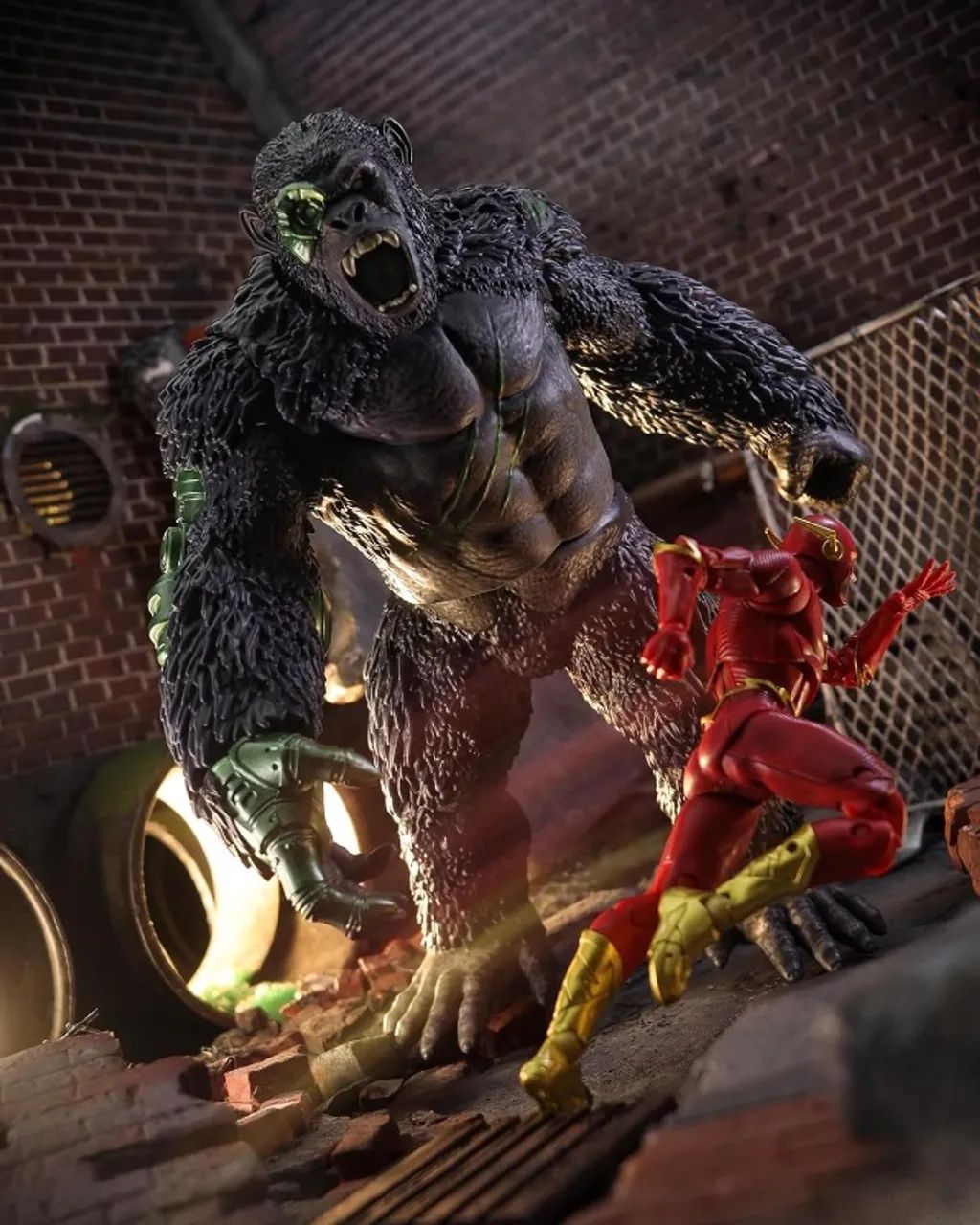 Titano Vs The Flash Mcfarlane Toys Dc Multiverse - Lacrado - Foto 3