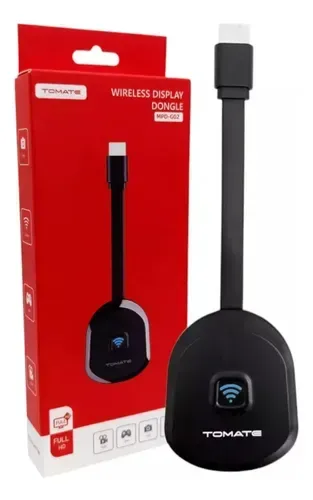 Adaptador Wireless Dongle Tv Display Espelhamento Celular Hd Cor Preto Tipo De Controle Re