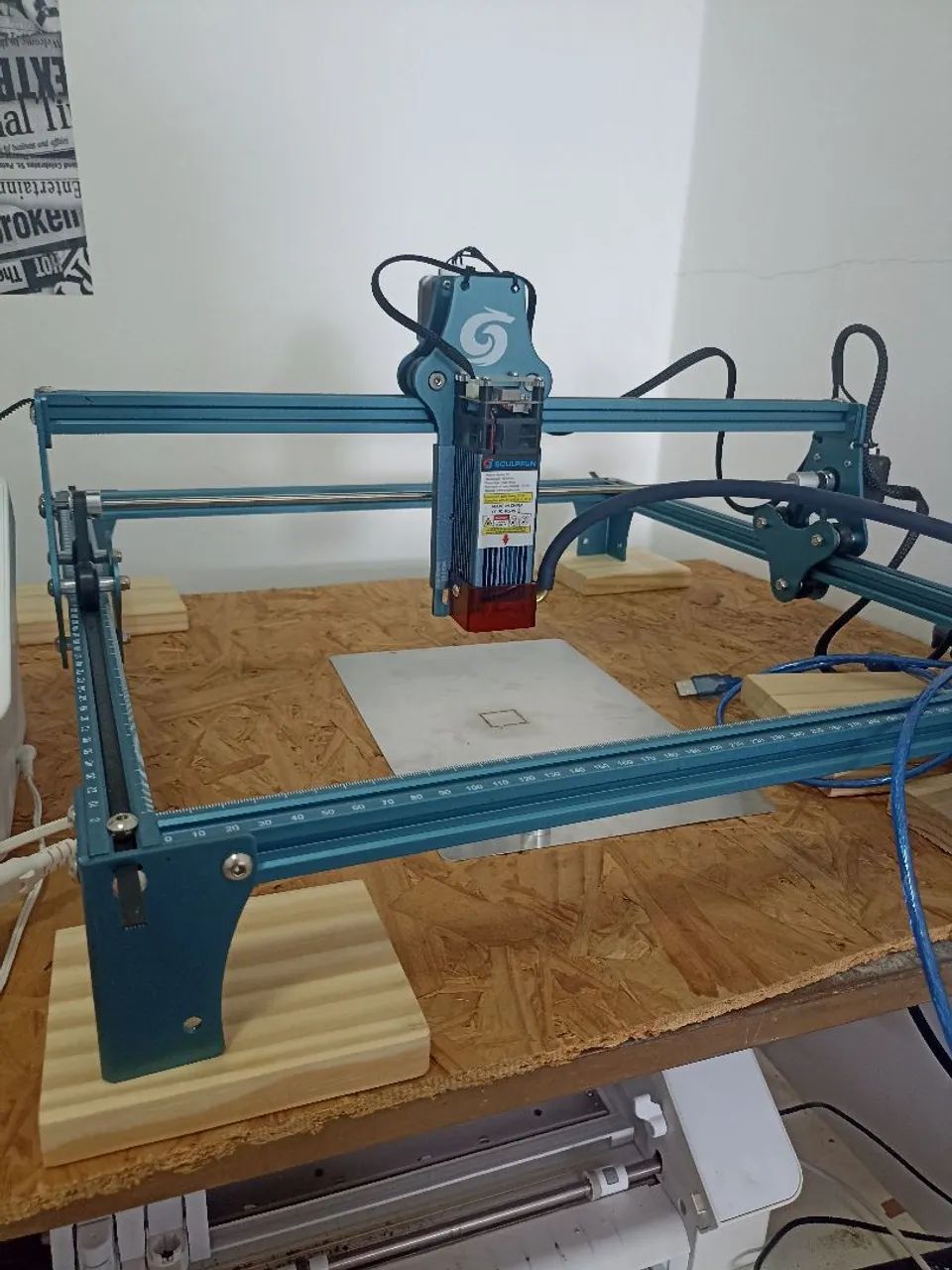 Sculpfun S9 + bomba de ar