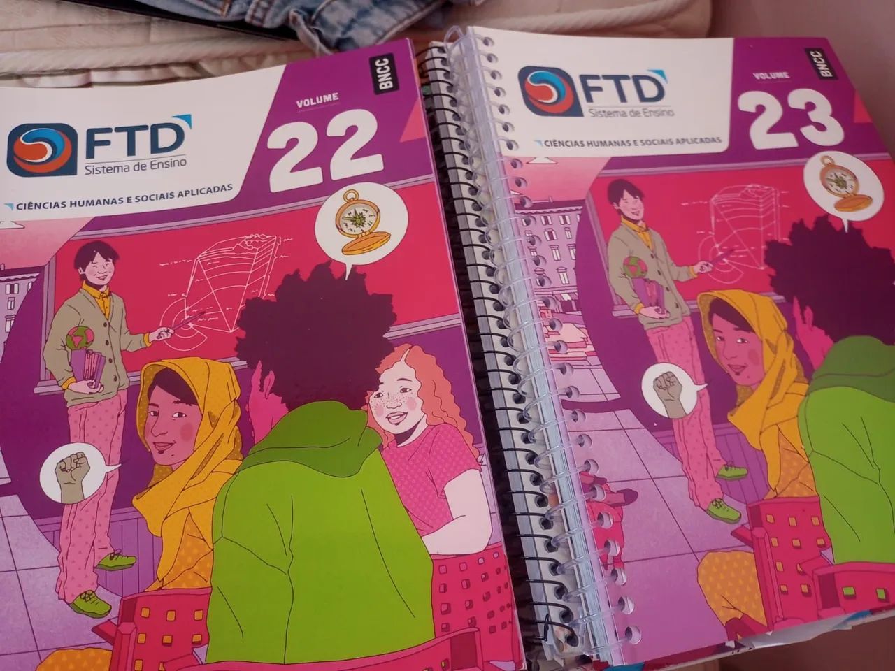 Livros Didáticos do sistema de ensino FTD 