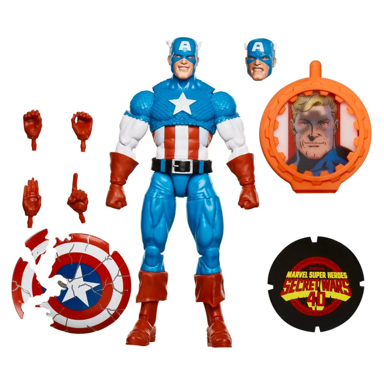 Boneco Marvel Legends Series Secret Wars - Capitão América - Foto 2