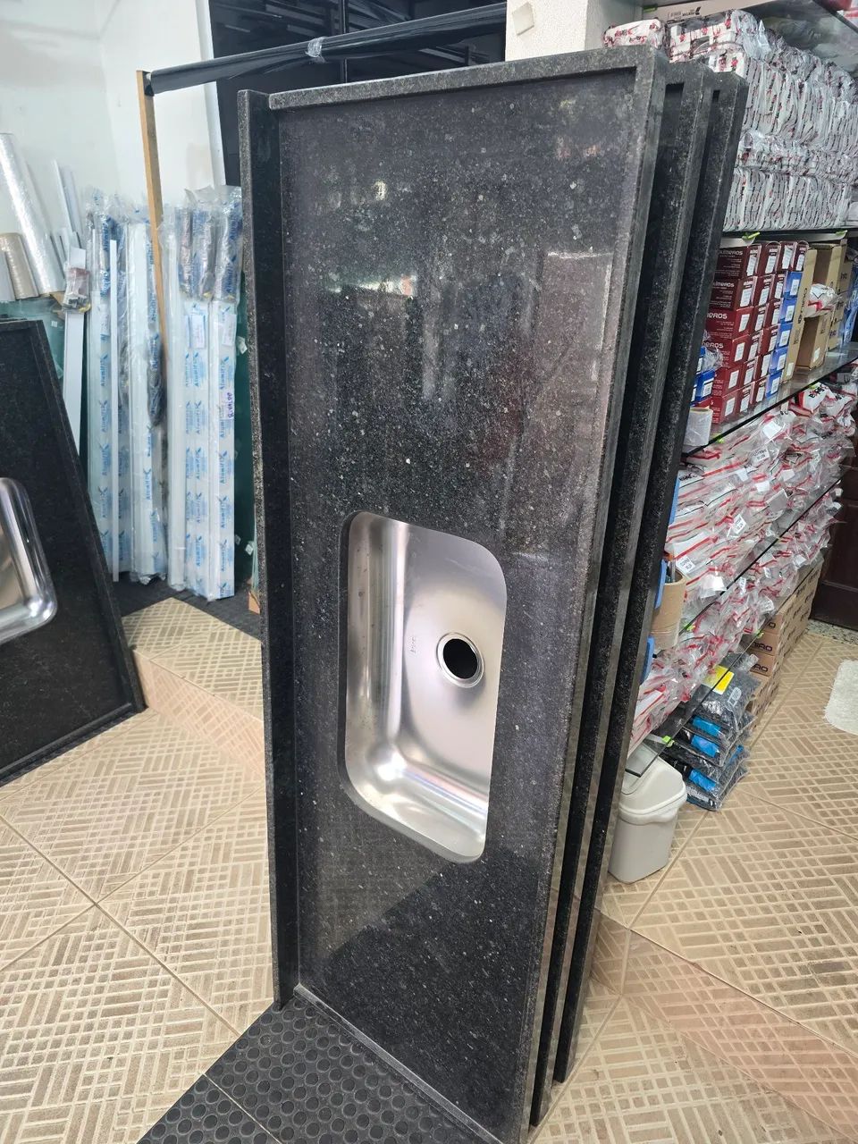 Ubatuba Green Granite Sink 150x55 cm