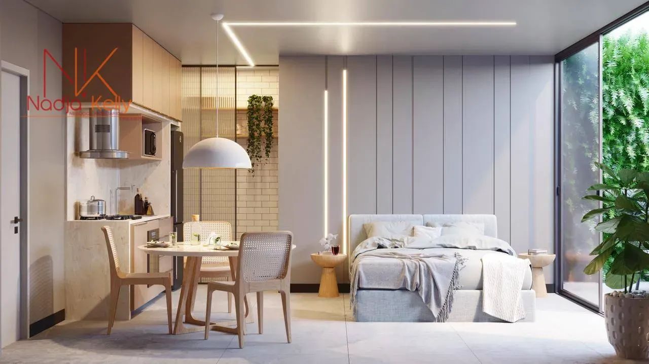 Studio Frente mar com 1 dormitório à venda, 23 m² por R$ 528.209 - Intermares - Cabedelo/P