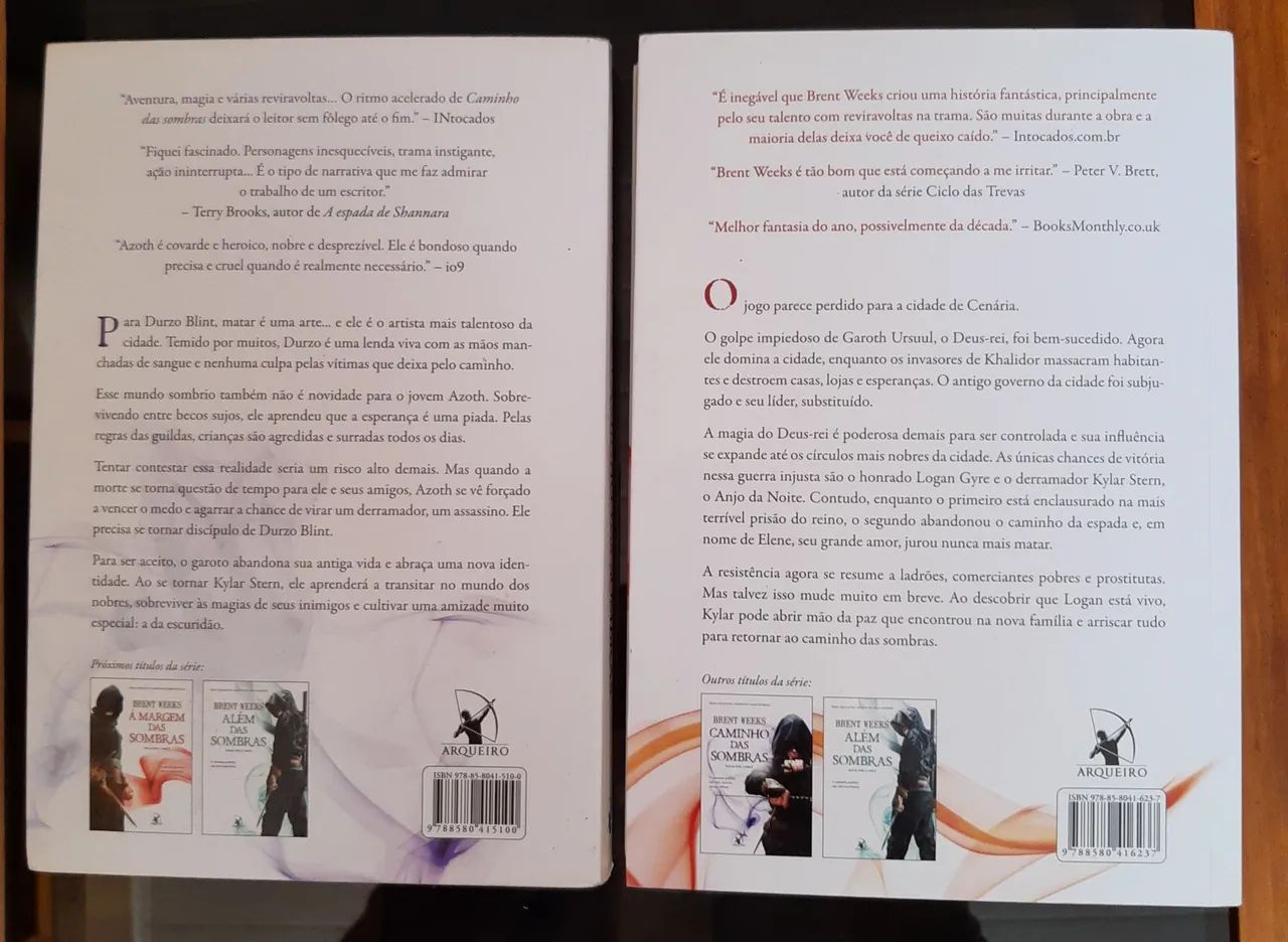 Livros da Série Anjo da Noite - Brent Weeks - Foto 2
