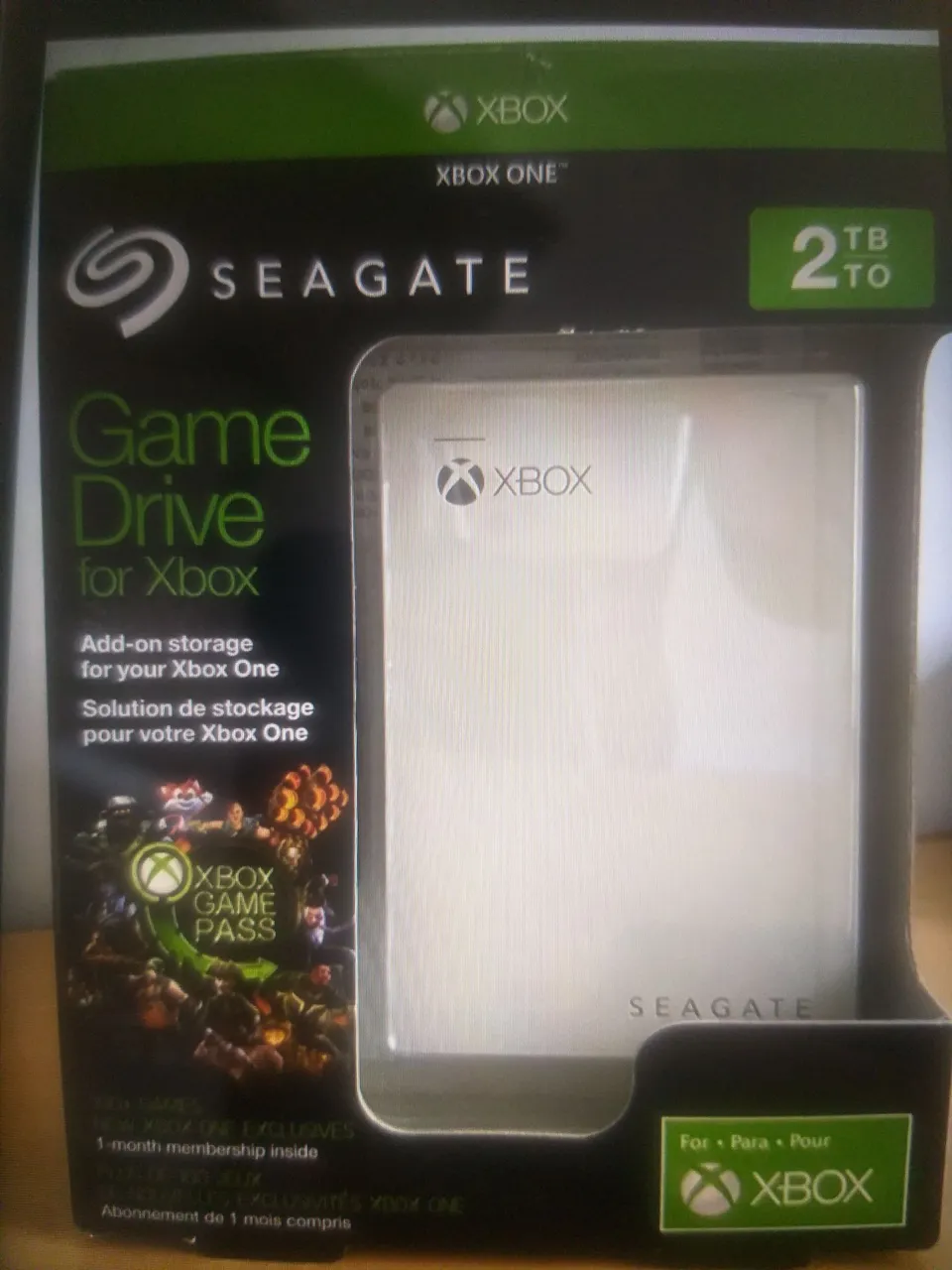 HD Externo Seagate 2TB para Xbox One