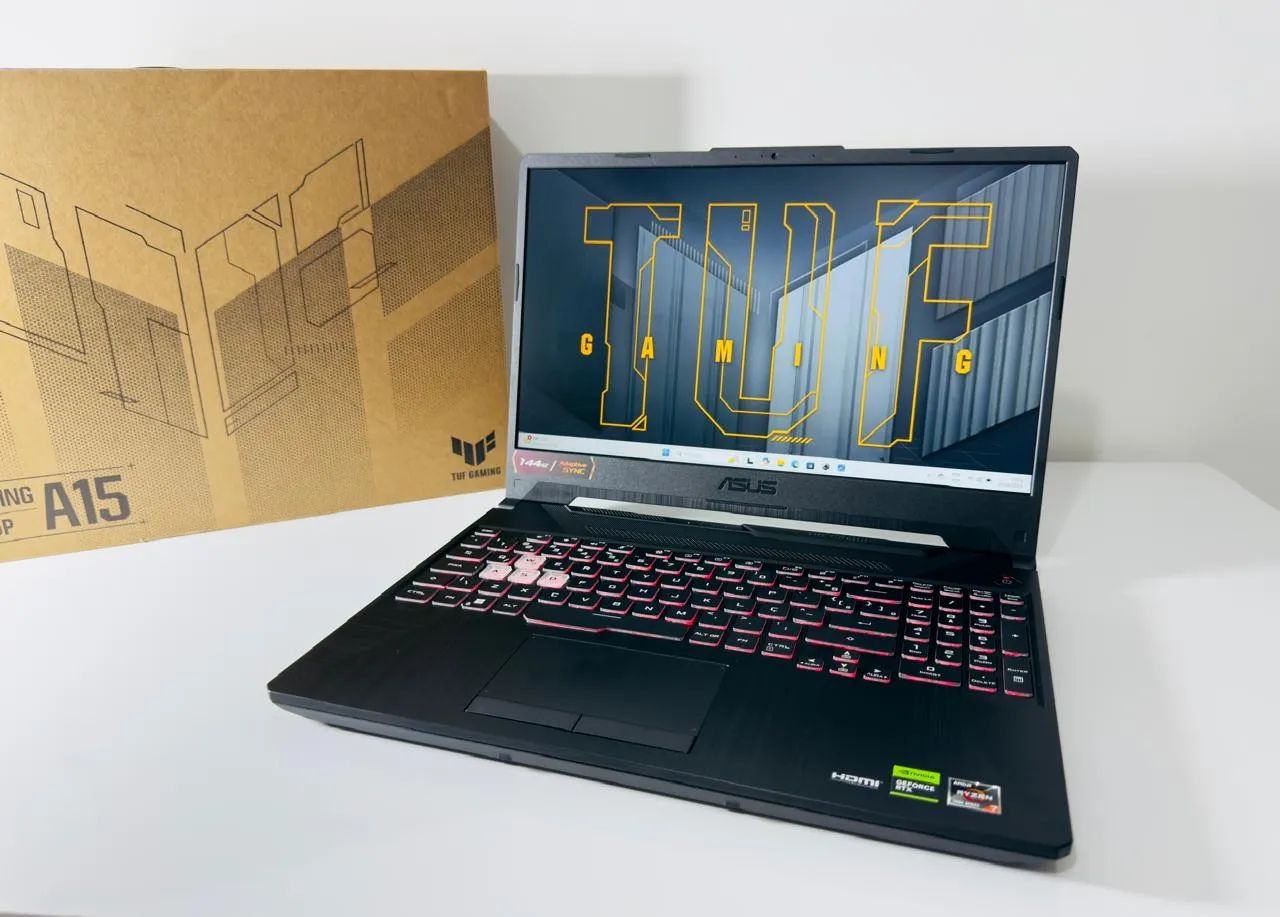 Notebook Asus TUF Ryzen 7-16GB Ram DDR5-SSD 512GB Nvme-Nvidia RTX 3050 - Foto 4