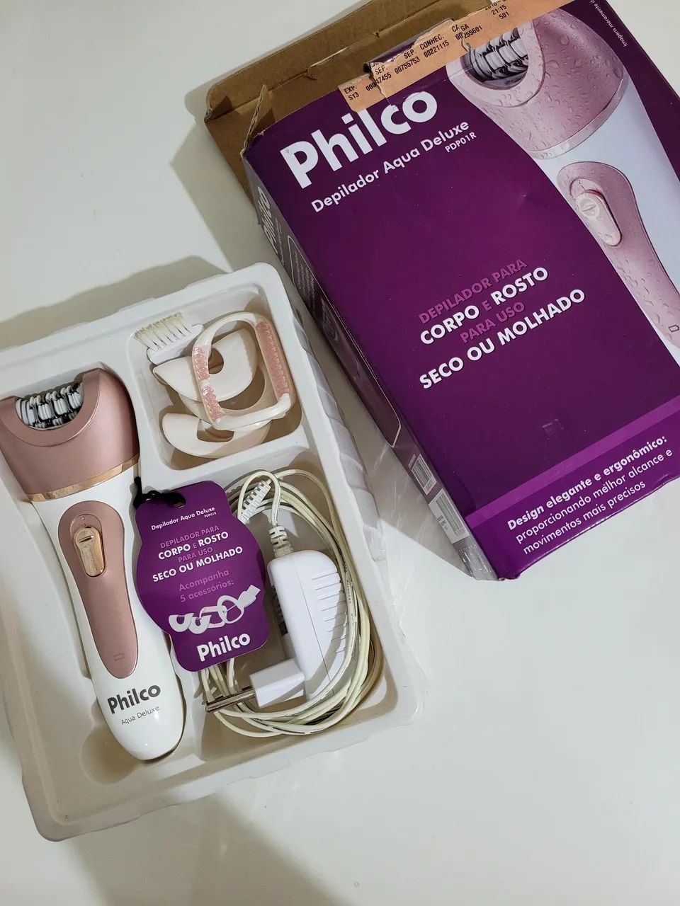 Depilador Elétrico Philco Aqua Deluxe Beleza e Cuidados Pessoais