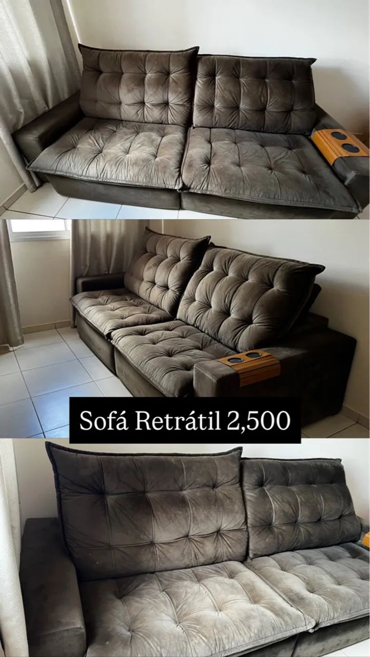 Todos comprado na Atlantida Moveis Sofá, Guarda Roupa e Cama  - Foto 2