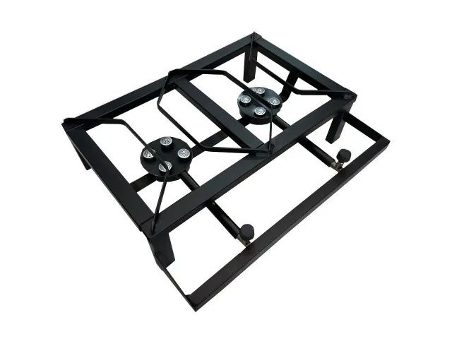 Fogão Fogareiro Alta Pressão Semi-Industrial 2 Bocas