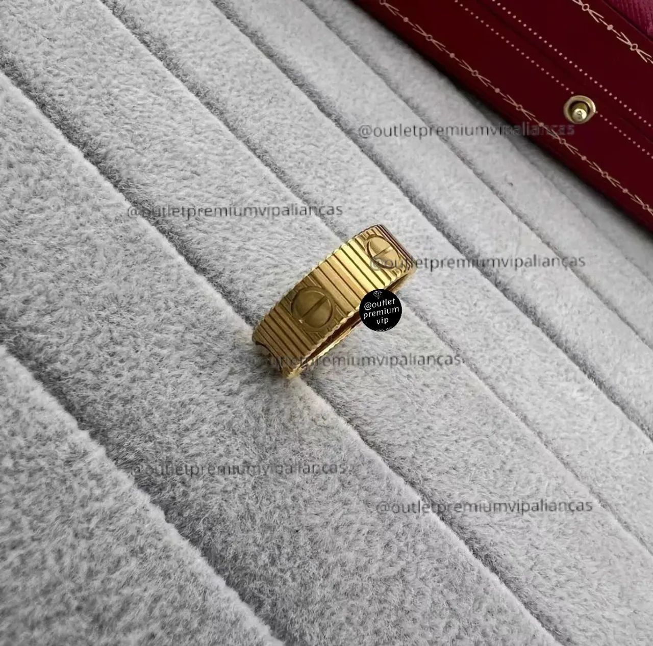 Anel Aliança Love cartier unlimited  - Foto 3
