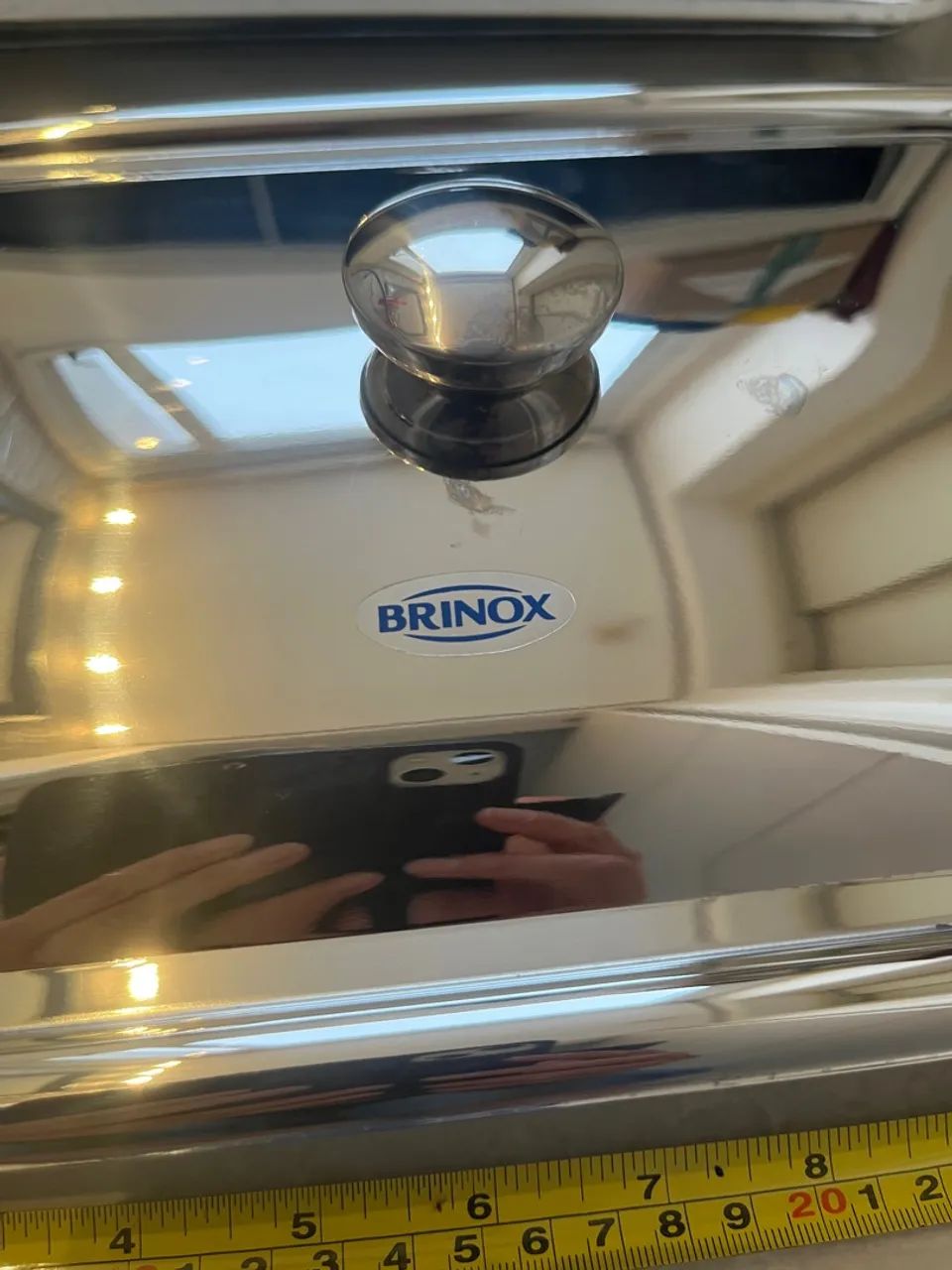 02 Suporte travessas com tampa Brinox novo - Foto 4