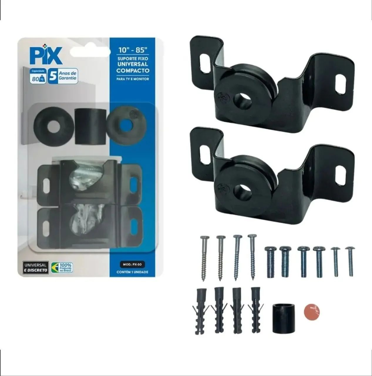 Suporte tv fixo Universal até Até 85"