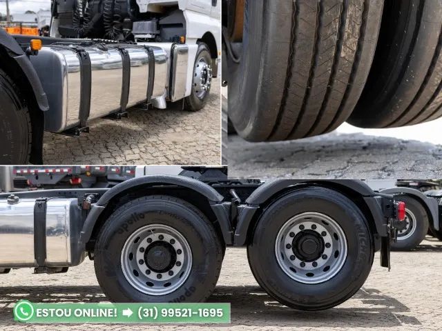MAN TGX 28.440 6x2 Bug Leve, Cabine Impecável, Tanques Alumínio - Foto 9