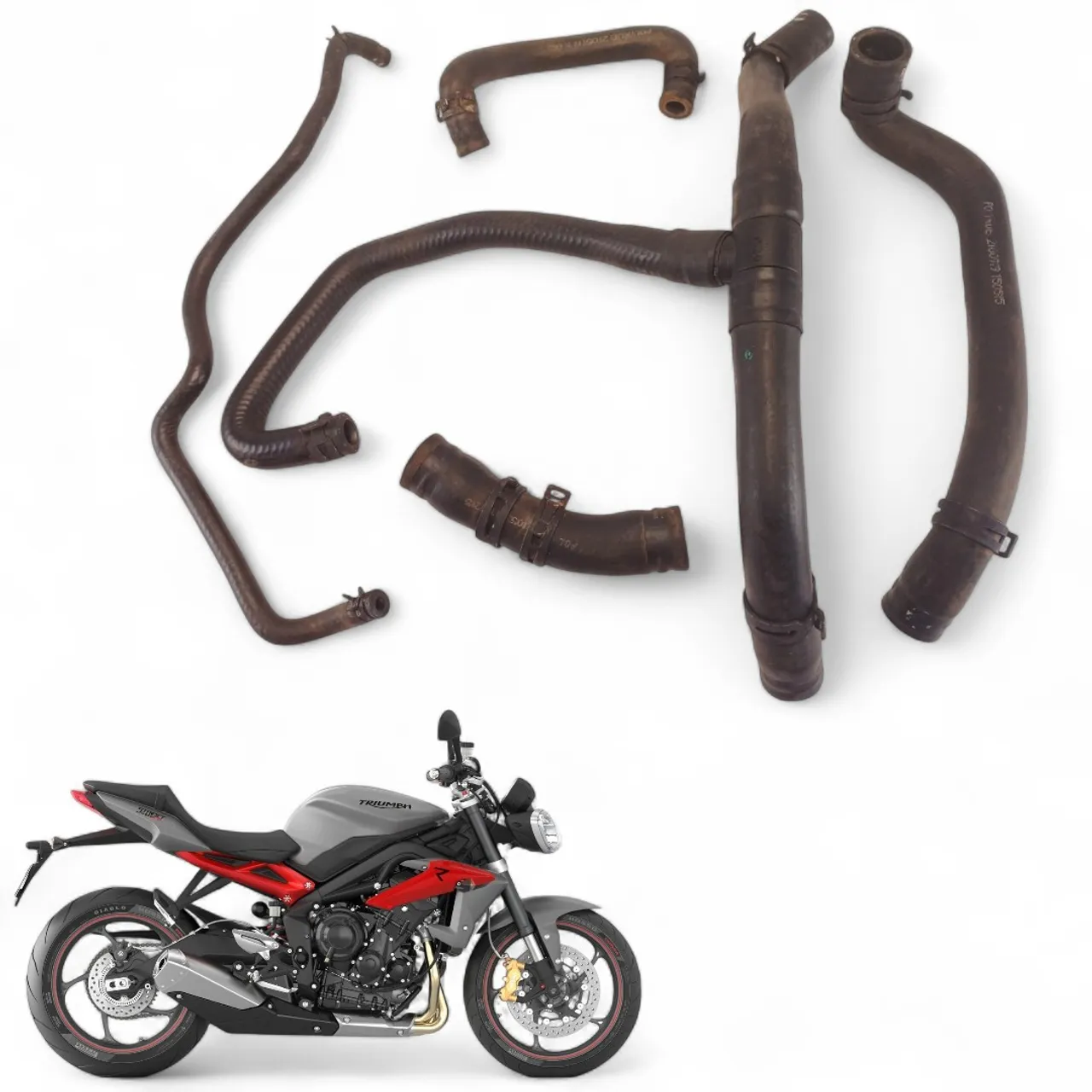 Kit Mangueiras Radiador Triumph Street Triple 675 13 A 16