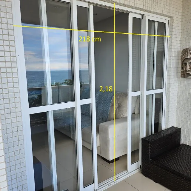 Porta Aluninio para varanda - Linha suprema