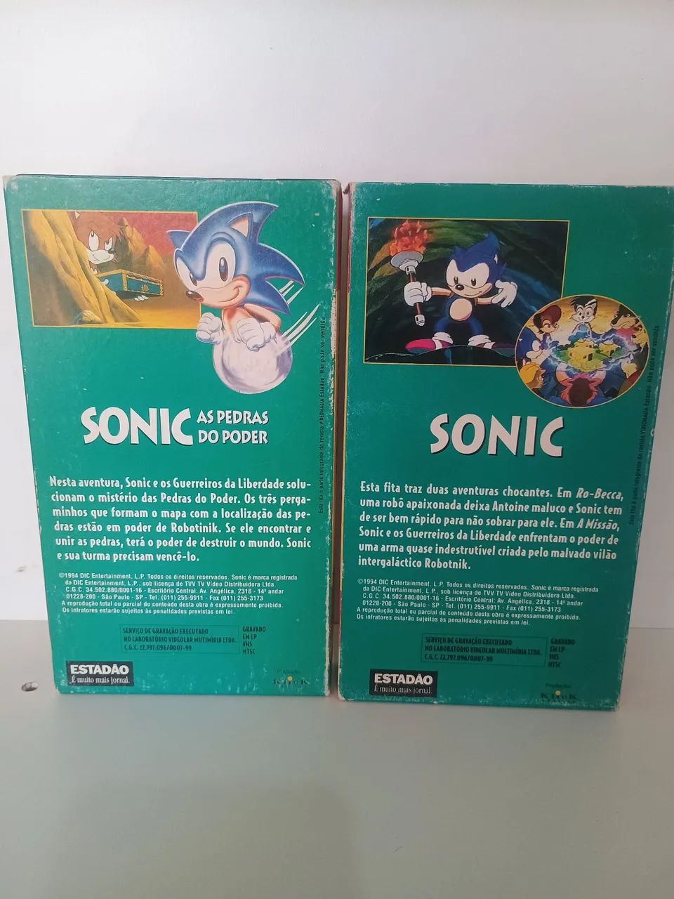 Fitas VHS Sonic Videomagia Estadão Coleção - Foto 2