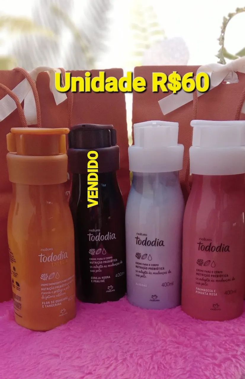 Creme para o corpo Tododia Natura de 400ml 
