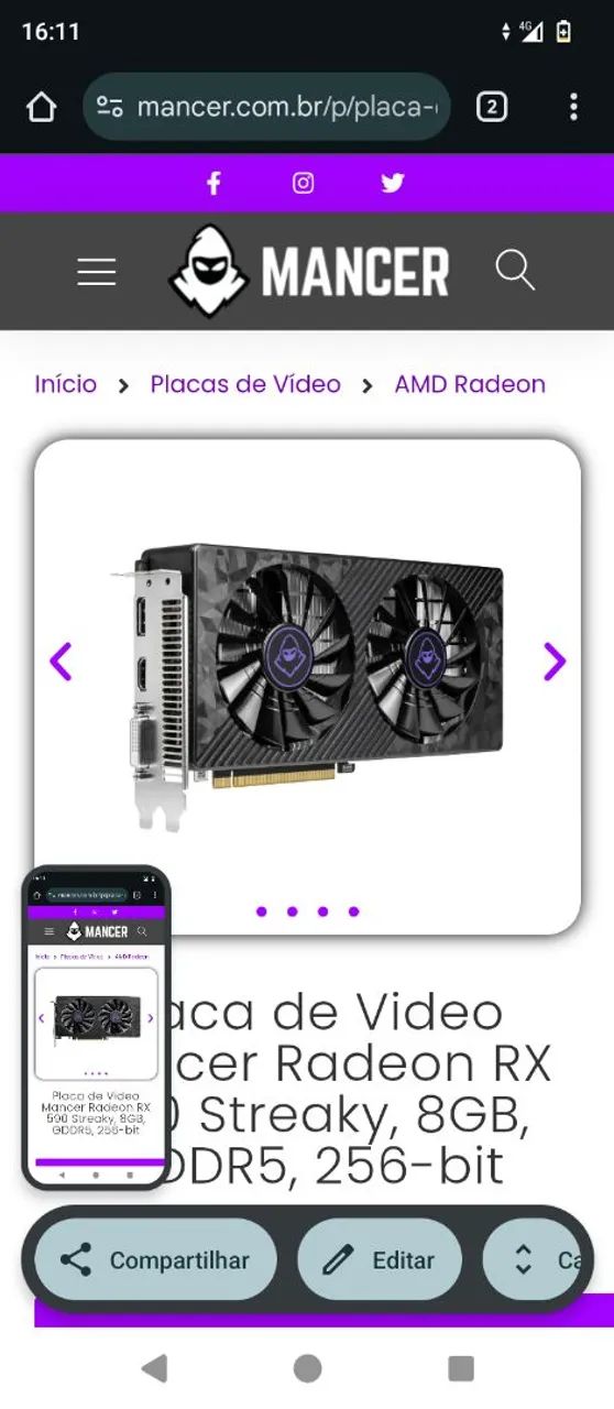 Rx 590 8G. - Foto 2