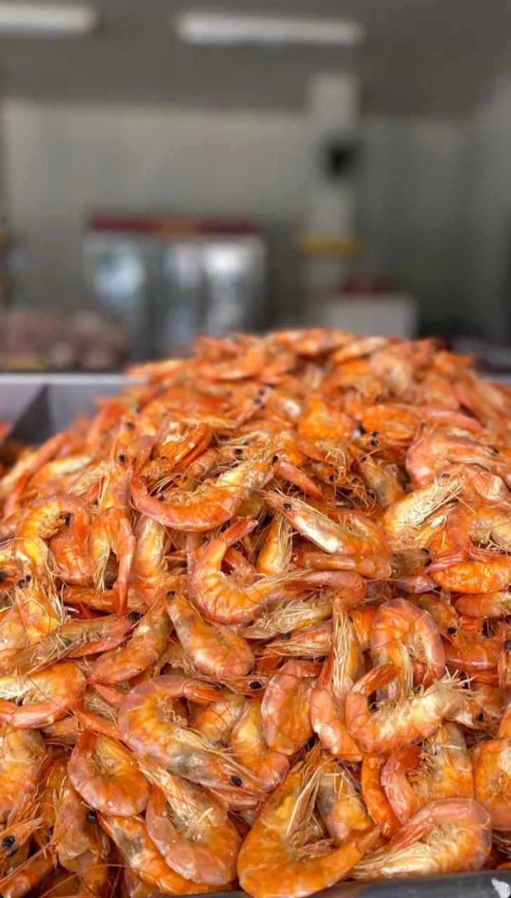 Camarão, Mariscos e pescados