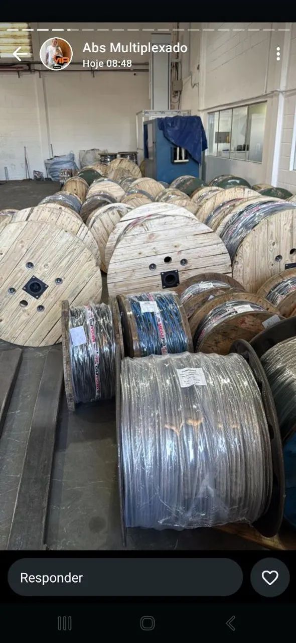 Cabo Ramal Multiplexado duplex triplex quadruplex Fiações Elétricas - Diversos tamanhos