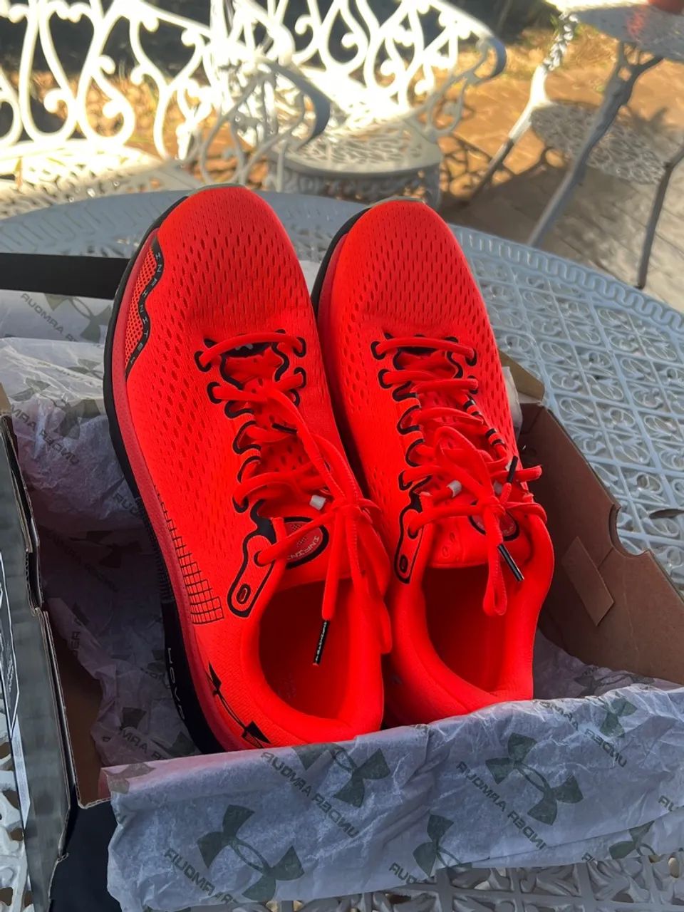 Tênis Under Armour Infinite 4, Vermelho, Novo, original  - Foto 4