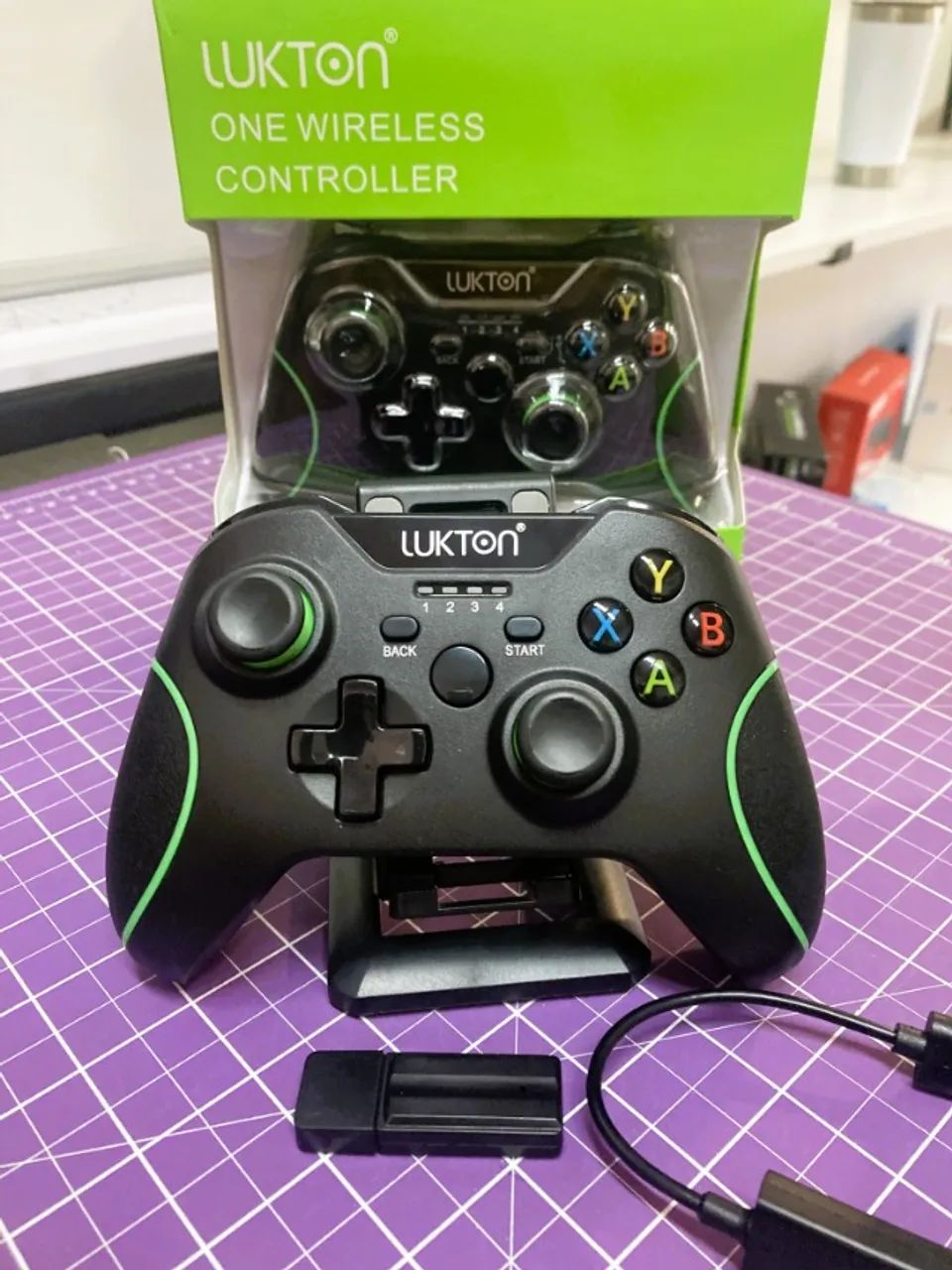 CONTROLE SEM FIO KTS-X01W (F1) COMPATÍVEL COM XBOX ONE, ONE S, ONE X E PC - Foto 3