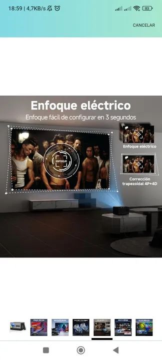 Projetor Bettdow top de linha  - Foto 4