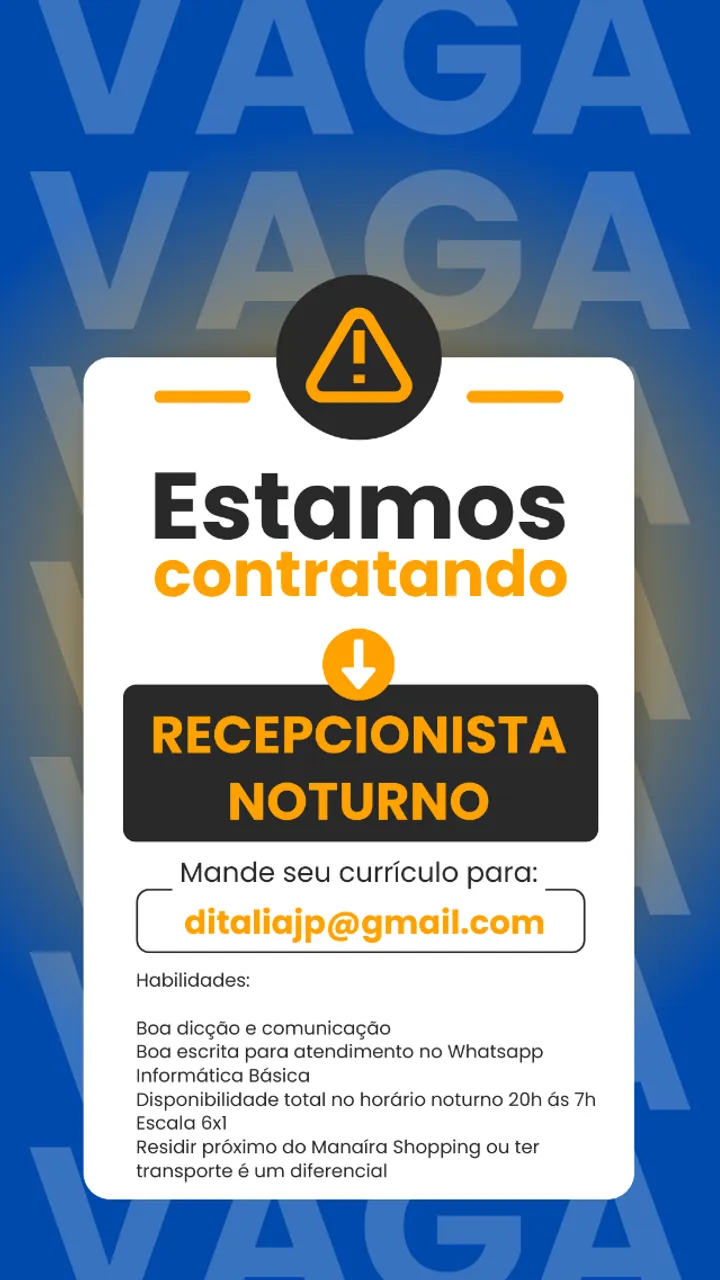 Vaga de emprego