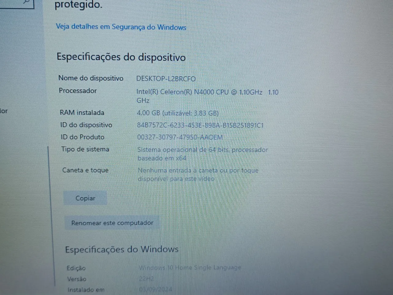 Notebook em ótimo estado !
