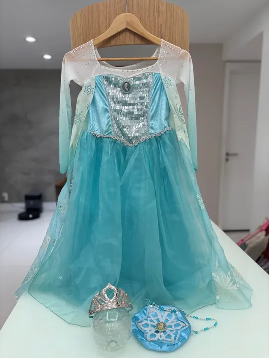 Vestido Fantasia Elsa Frozen Disney Store