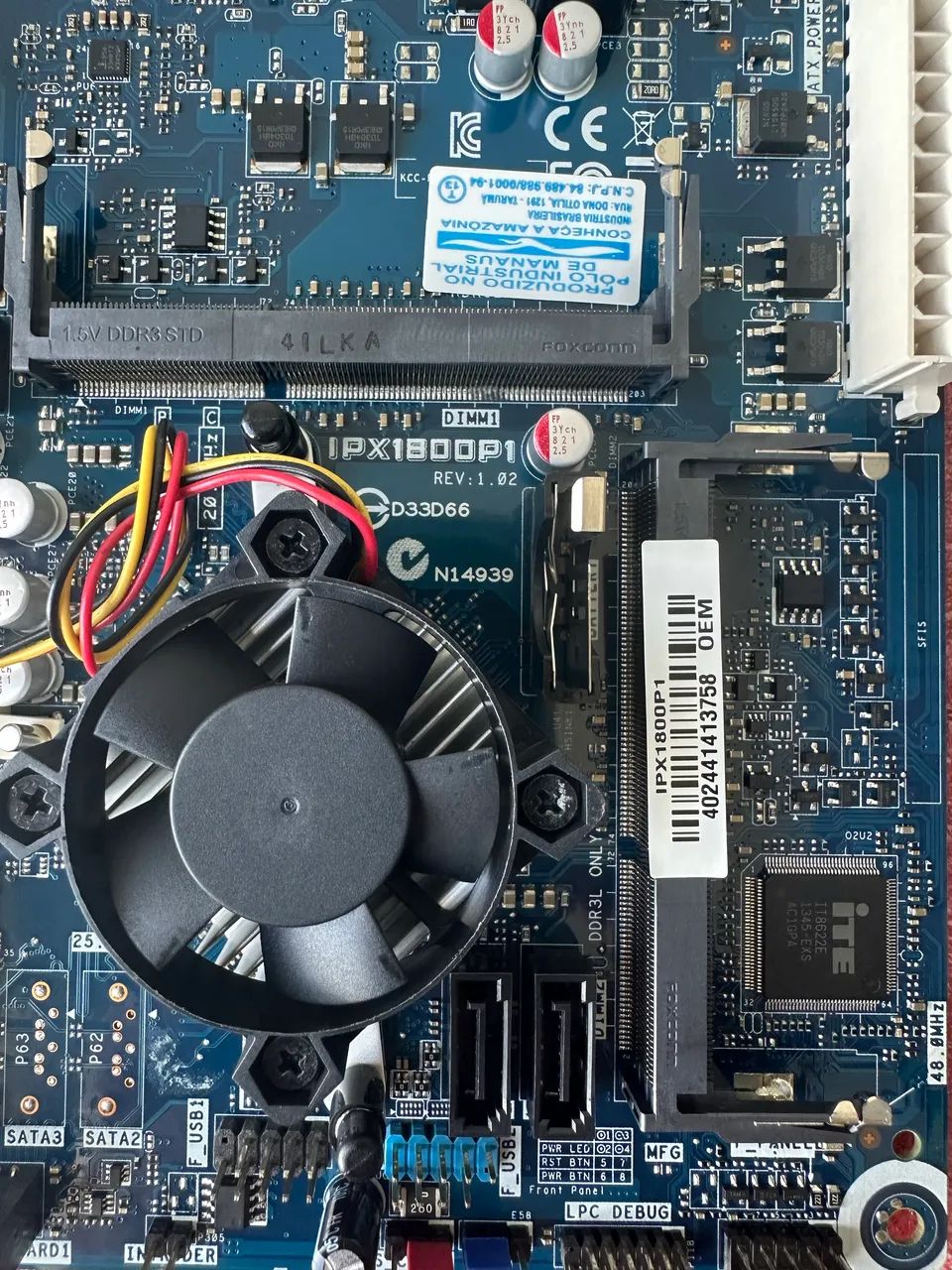 Placa mãe PC Ware Intel J1800 IPX1800P1 + 4GB + SSD 120GB - Foto 4