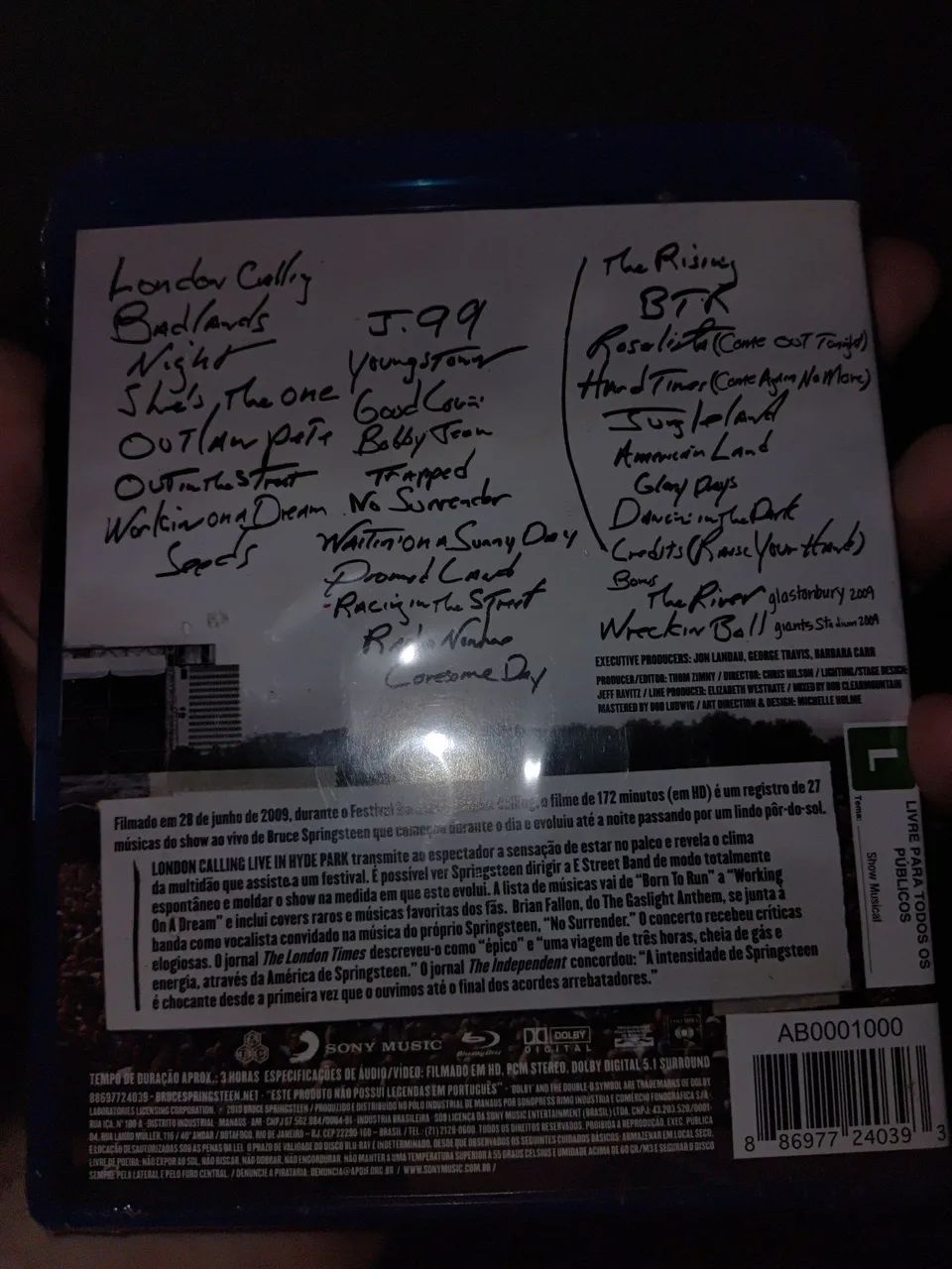 Bluray bruce springsteen & the street band (lacrado) - Foto 2