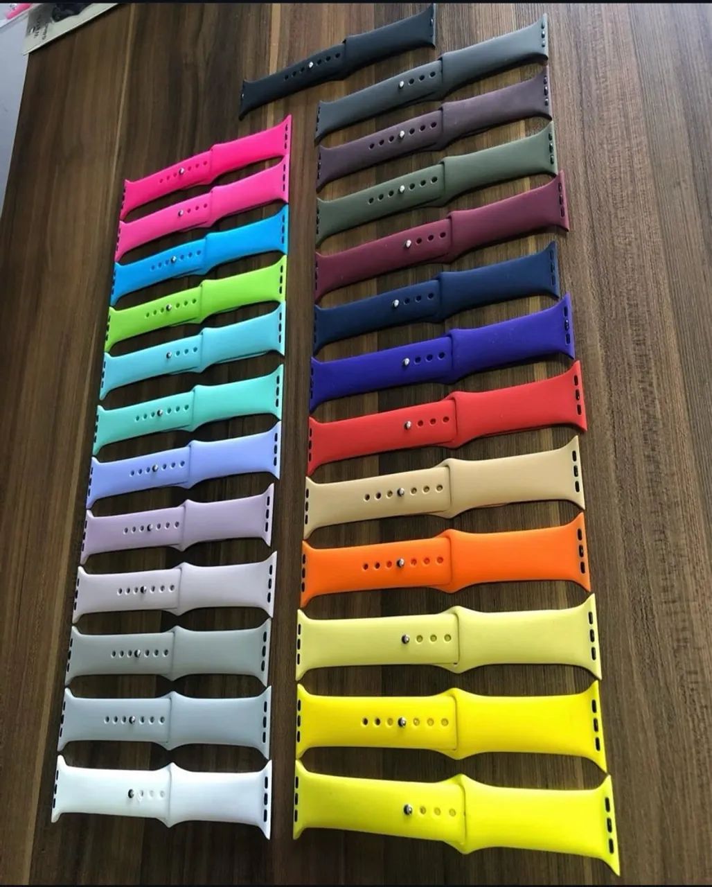 Pulseiras de Silicone para Apple Watch - Diversas Cores