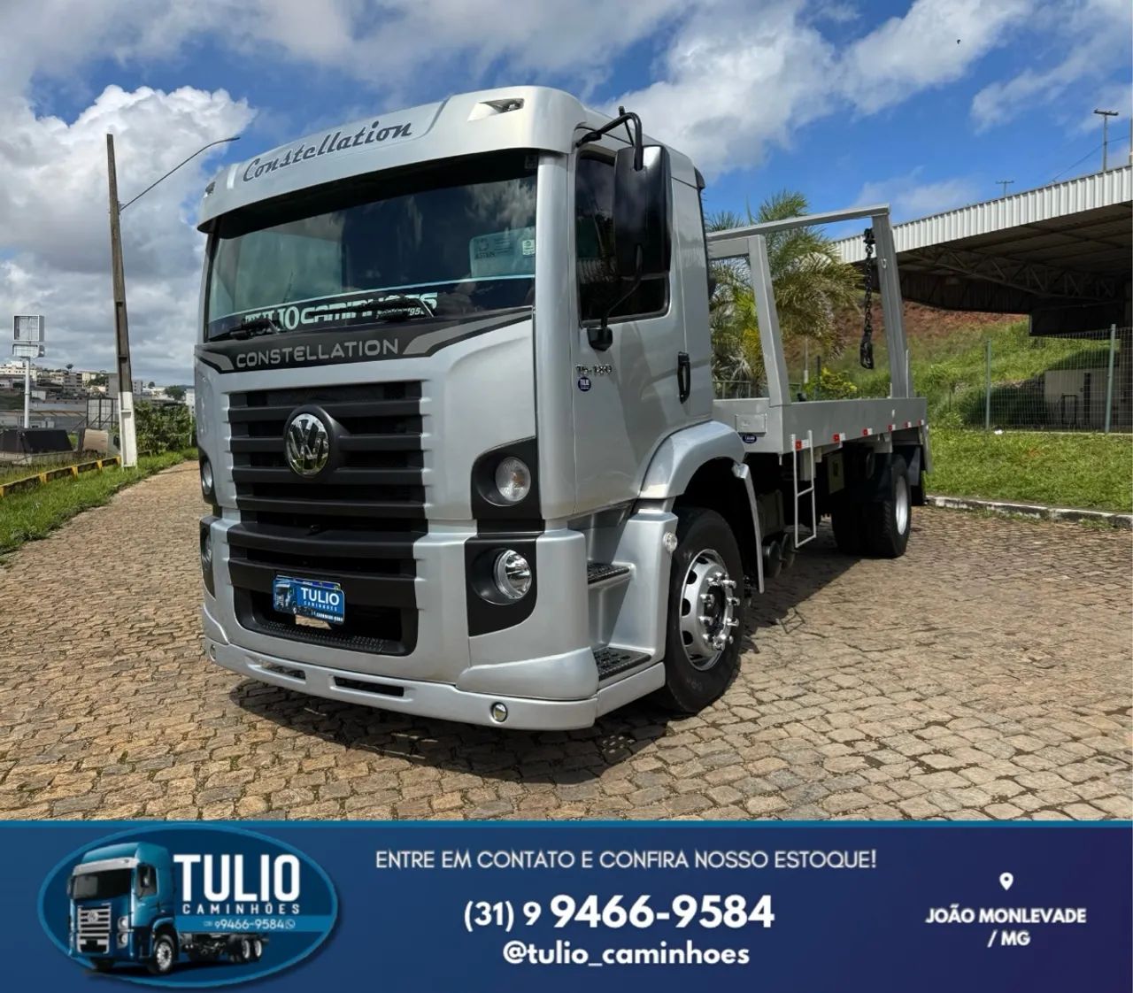 Caminhao Vw 15180 poli guindaste duplo 