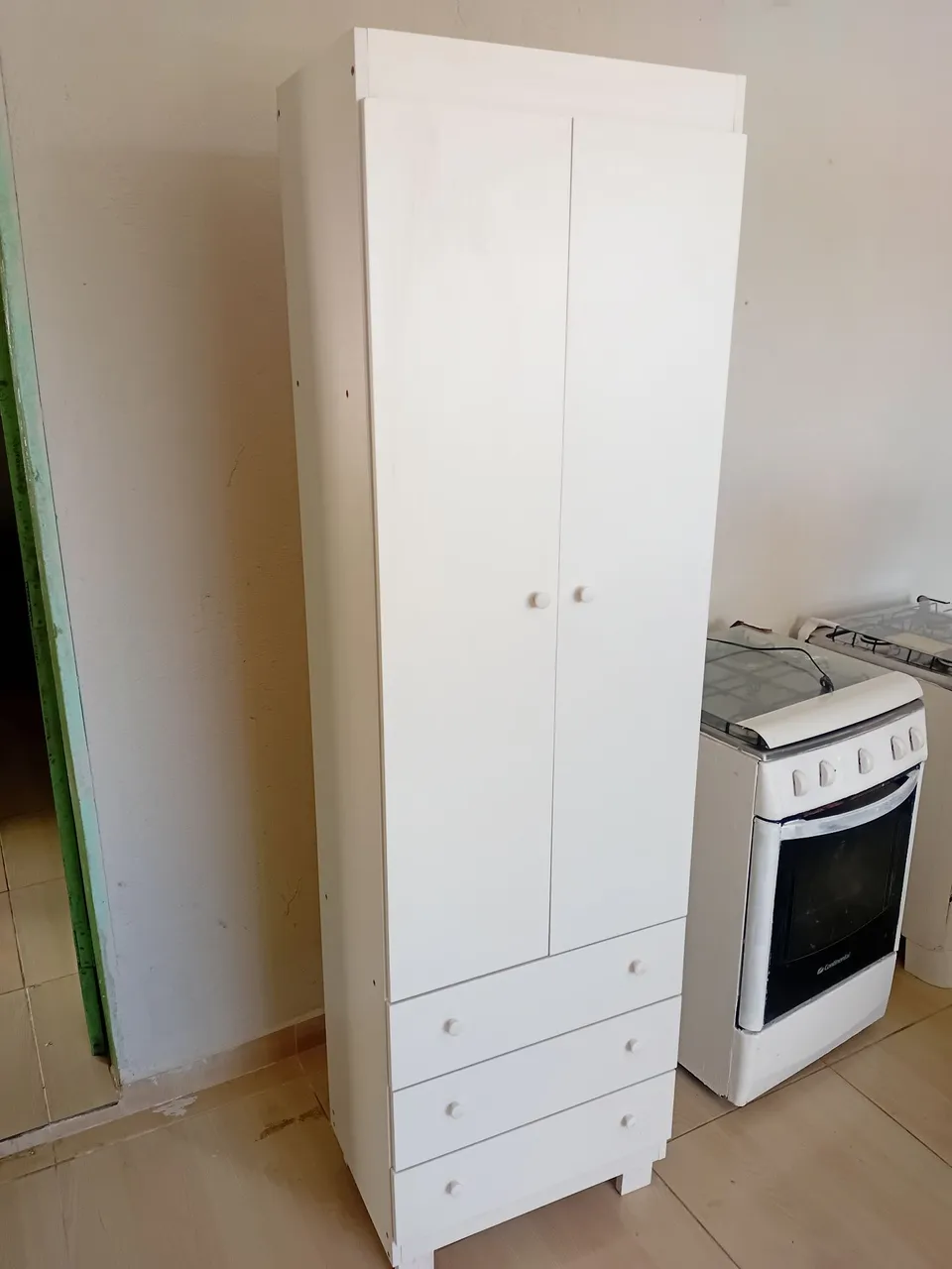 Guarda-Roupa Branco 2 Portas