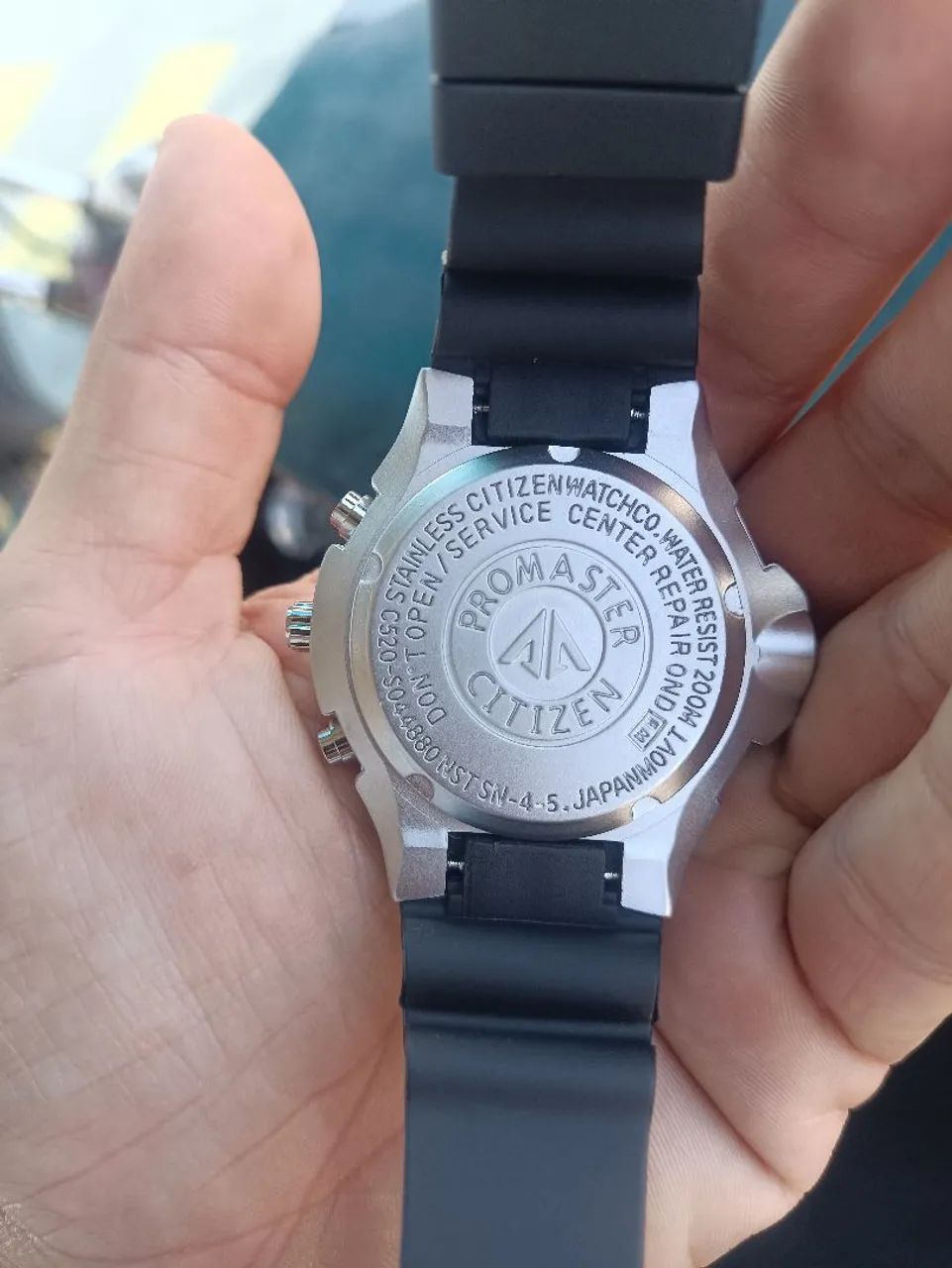 Relógio Citizen Eco-Drive Diver's Jp20-40 multifuncional - Foto 4