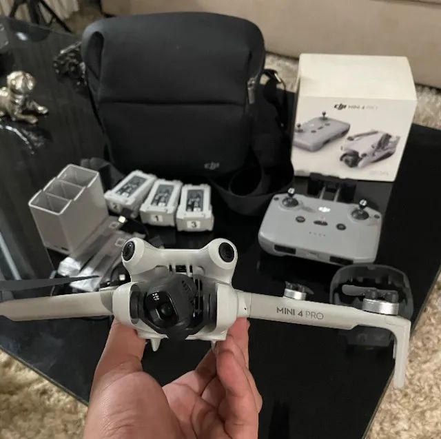 Drone Dji Mini 4 Pro Single Com Câmera 4k Mini 4 Pro 3 BATERIAS