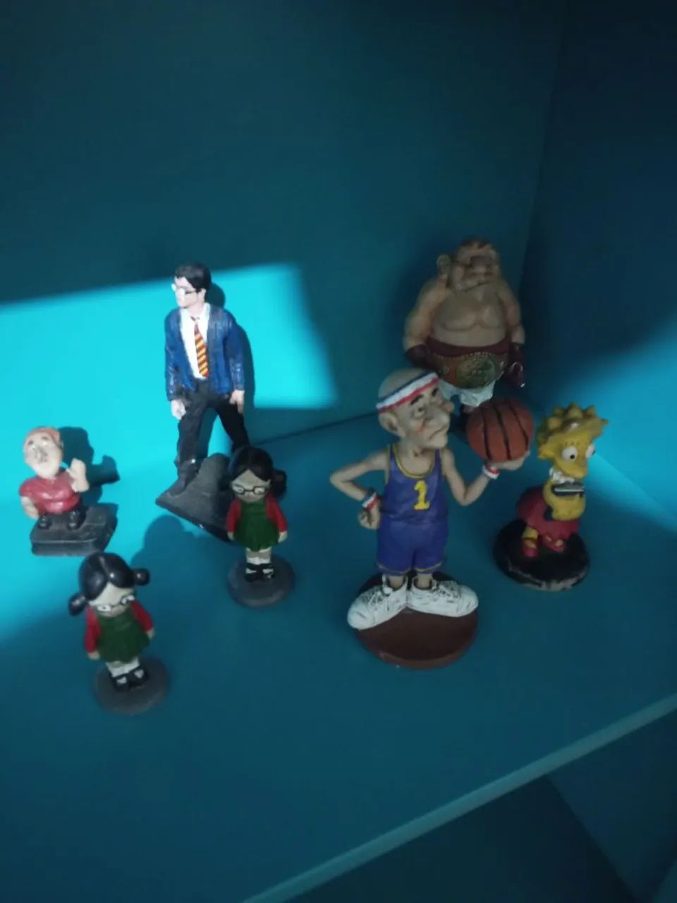 Personagem  em massa acrílica  7 peças - Foto 4
